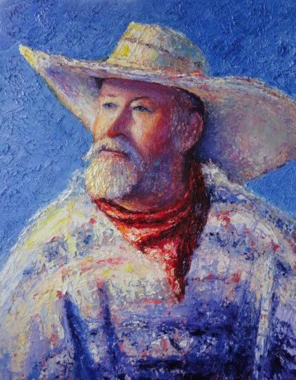 Brian King Portrait of man in a hat