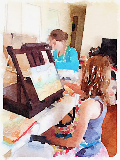 People painting