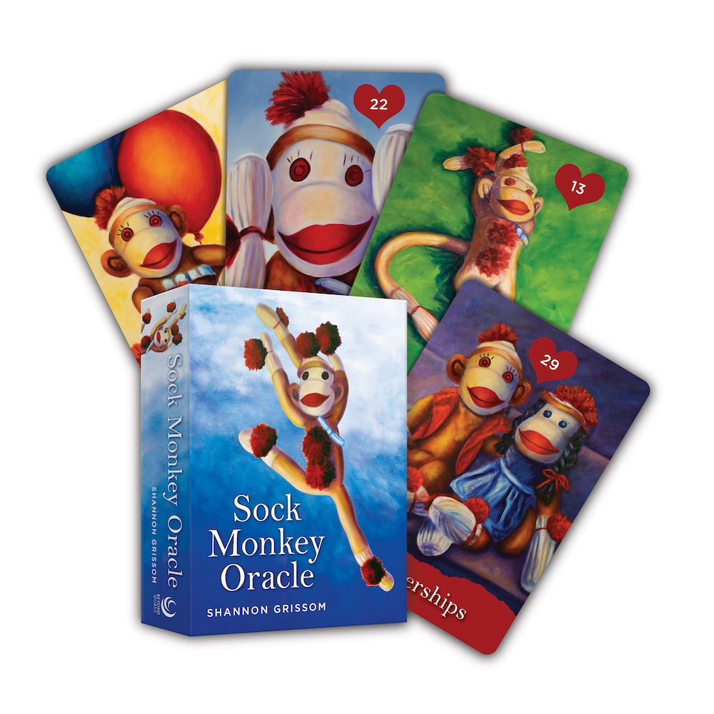 Sock Monkey Oracle Box and Cards