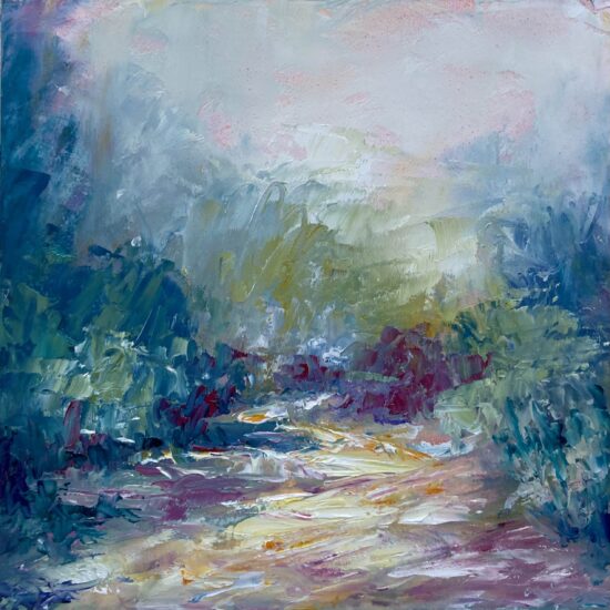 "Acoustic", Impressionistic landscape painting by Shannon Grissom